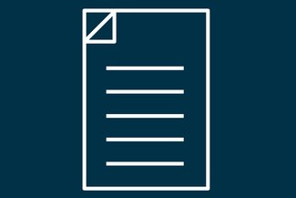 Document image with lines of text for Terms & Conditions icon